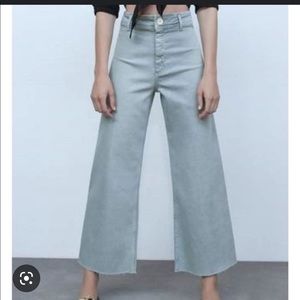 Zara Marin Staright Leg Jeans in Sky Blue